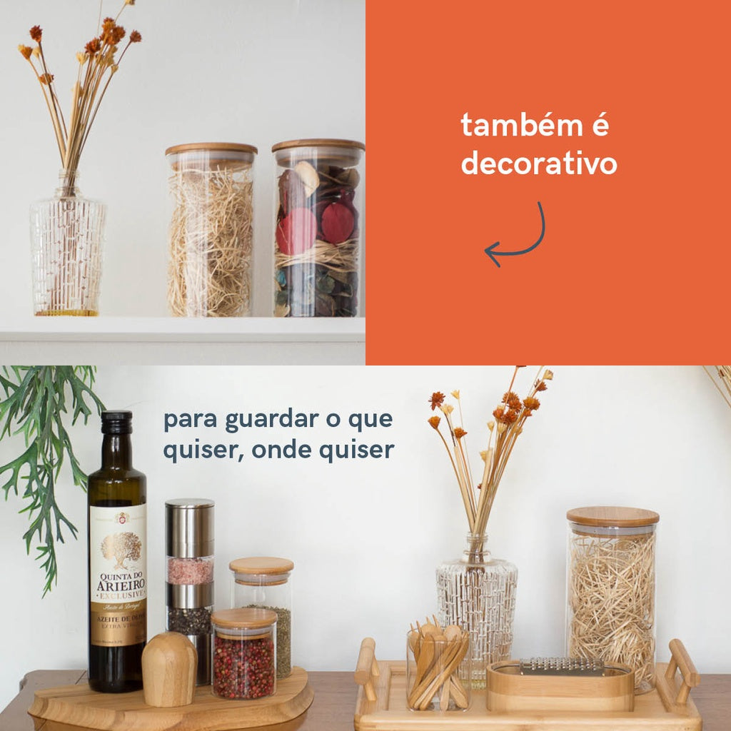 Rustic Jars for Organization