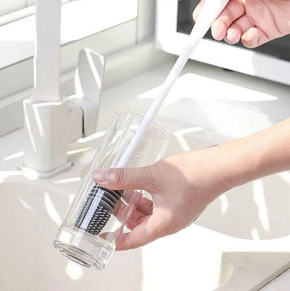 Silicone Brush for Washing Cups, Bottles, Baby Bottles or Glasses