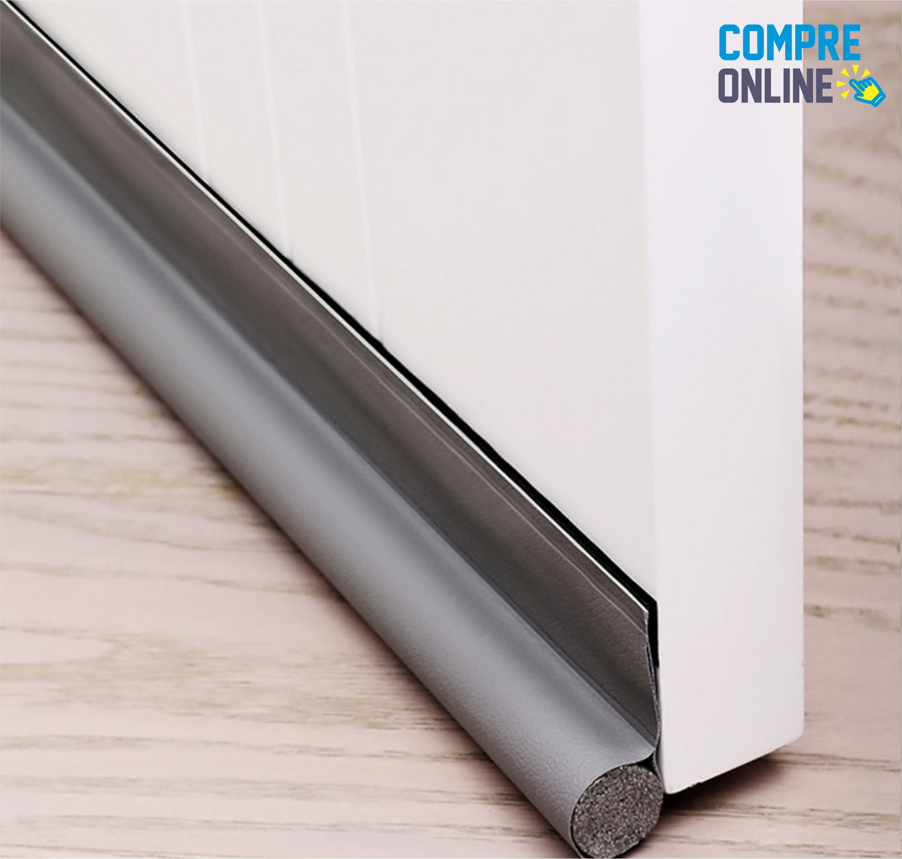 Flexible sealing strip for doors