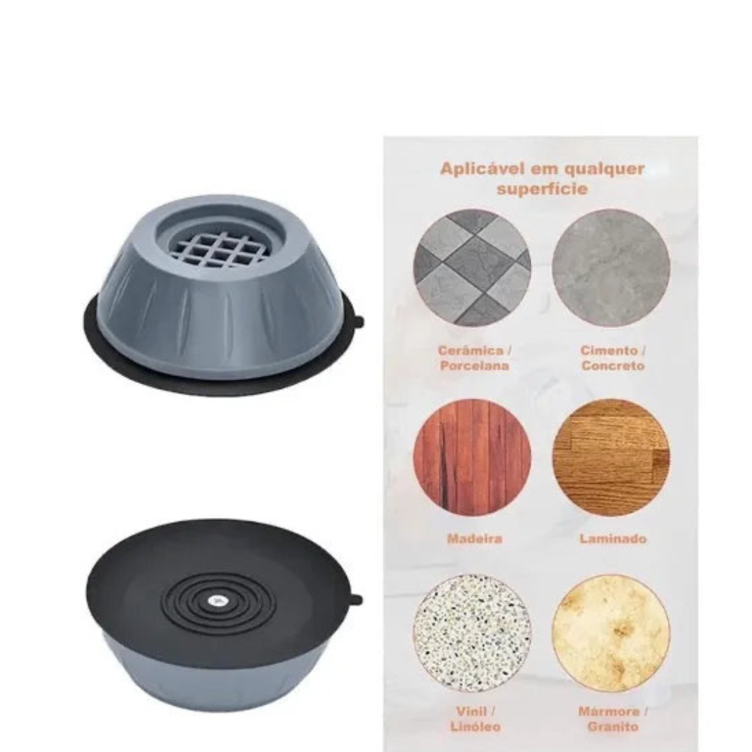 Anti-Vibration Feet for Machines - 4 pieces