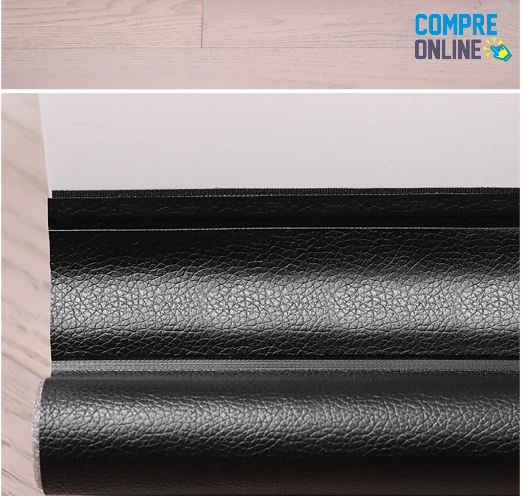 Flexible sealing strip for doors