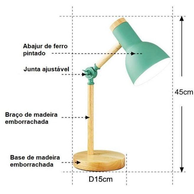 Retro folding LED lamp