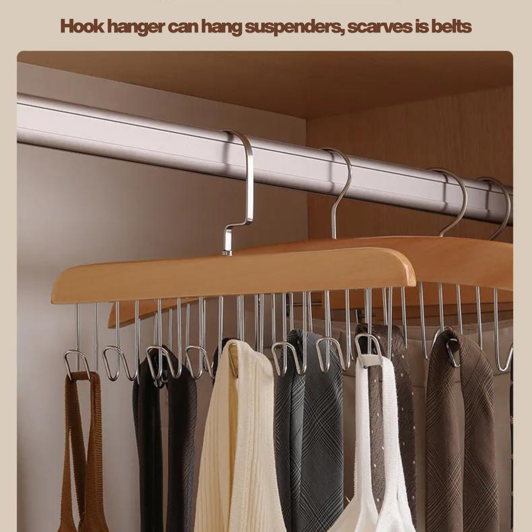 Smart hanger 8 in 1 - Save 80% space!