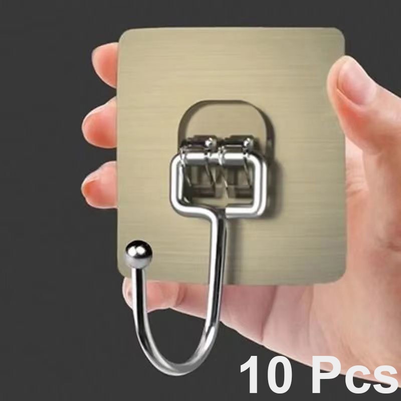 Adhesive organizer hook
