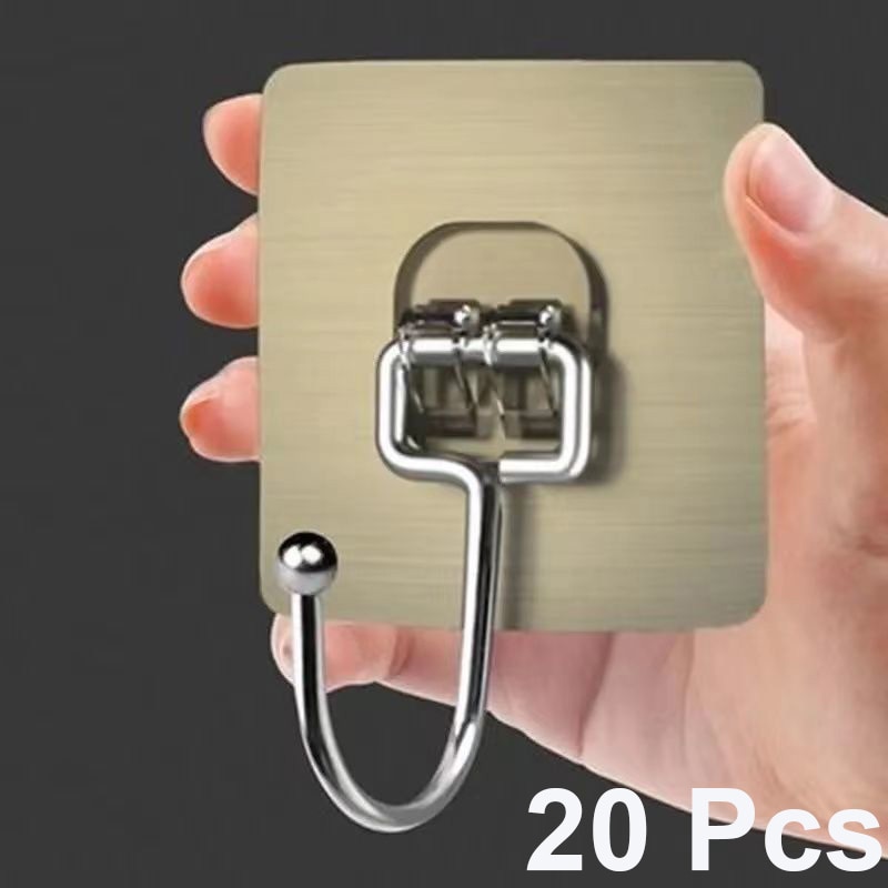 Adhesive organizer hook