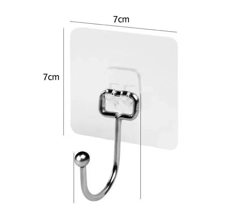Adhesive organizer hook