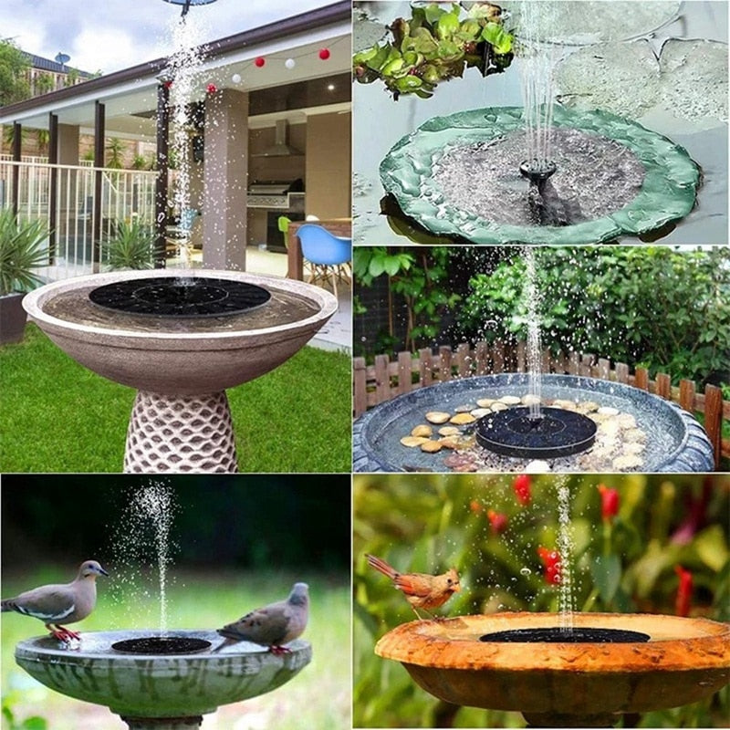 Water fountain for environments - Solar energy