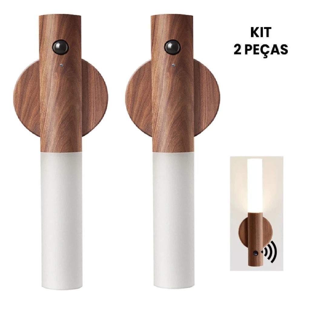 lamp with sensor and support - 2 pieces