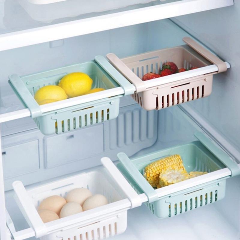 Extendable drawer for refrigerators
