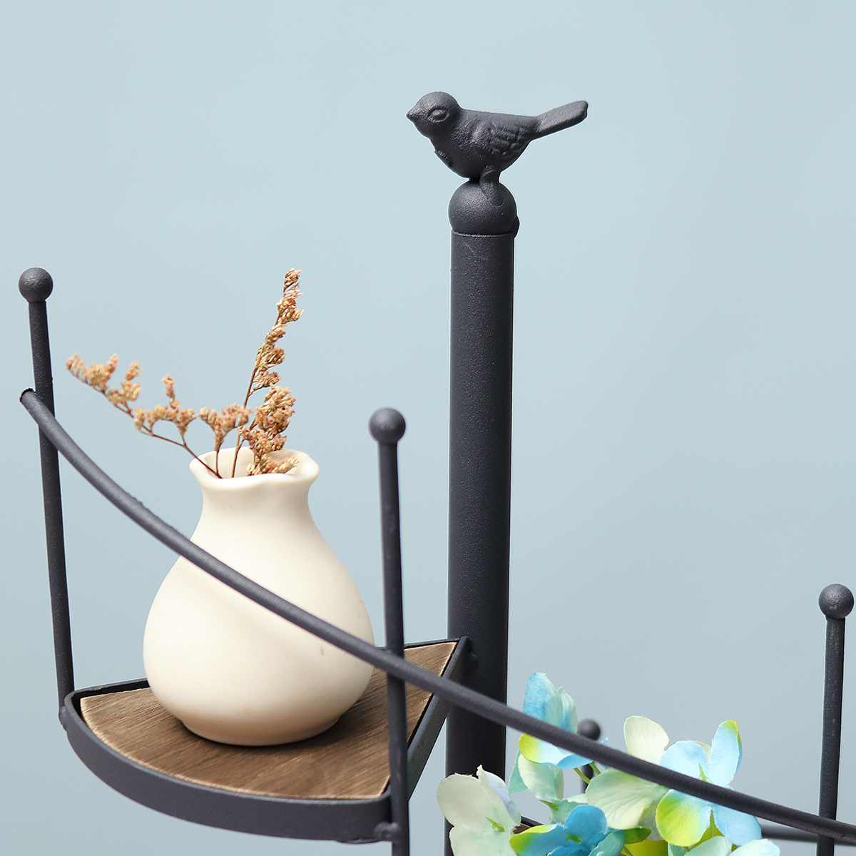 Iron support for plants and succulents