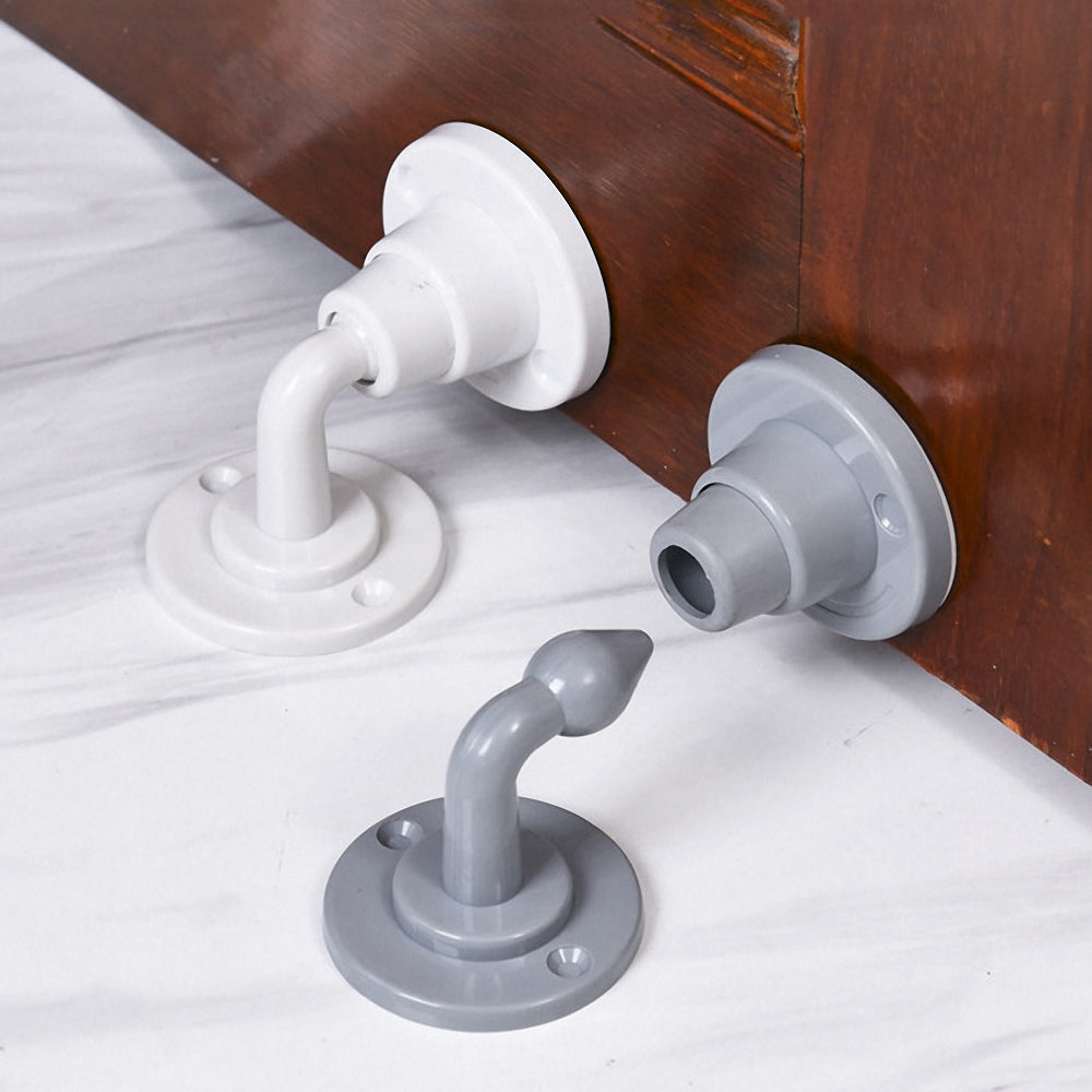 Adhesive door stopper