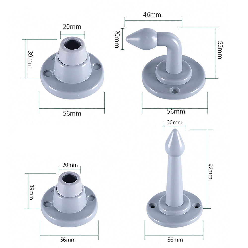 Adhesive door stopper