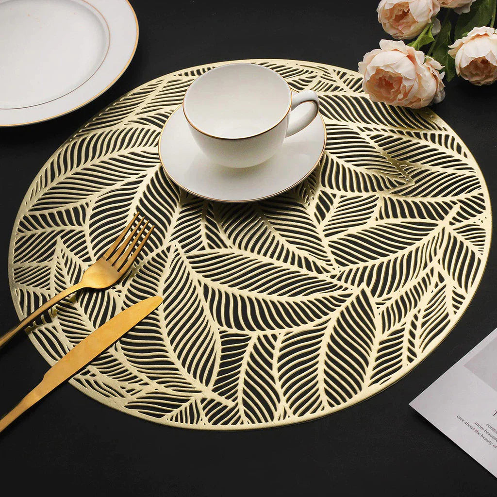 Sousplat Dubai leaf - 6 pieces