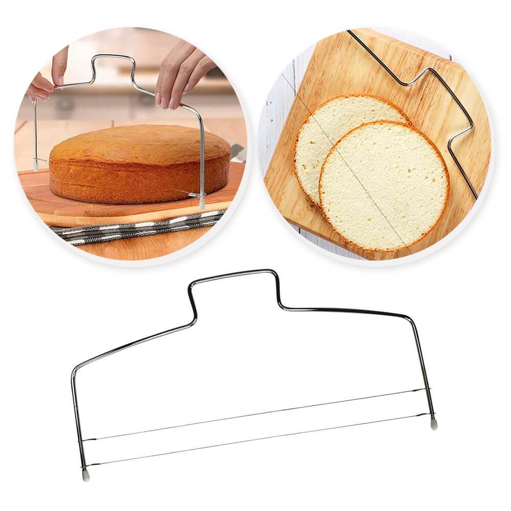 Adjustable Cake Leveler - 2 Stainless Steel Lines