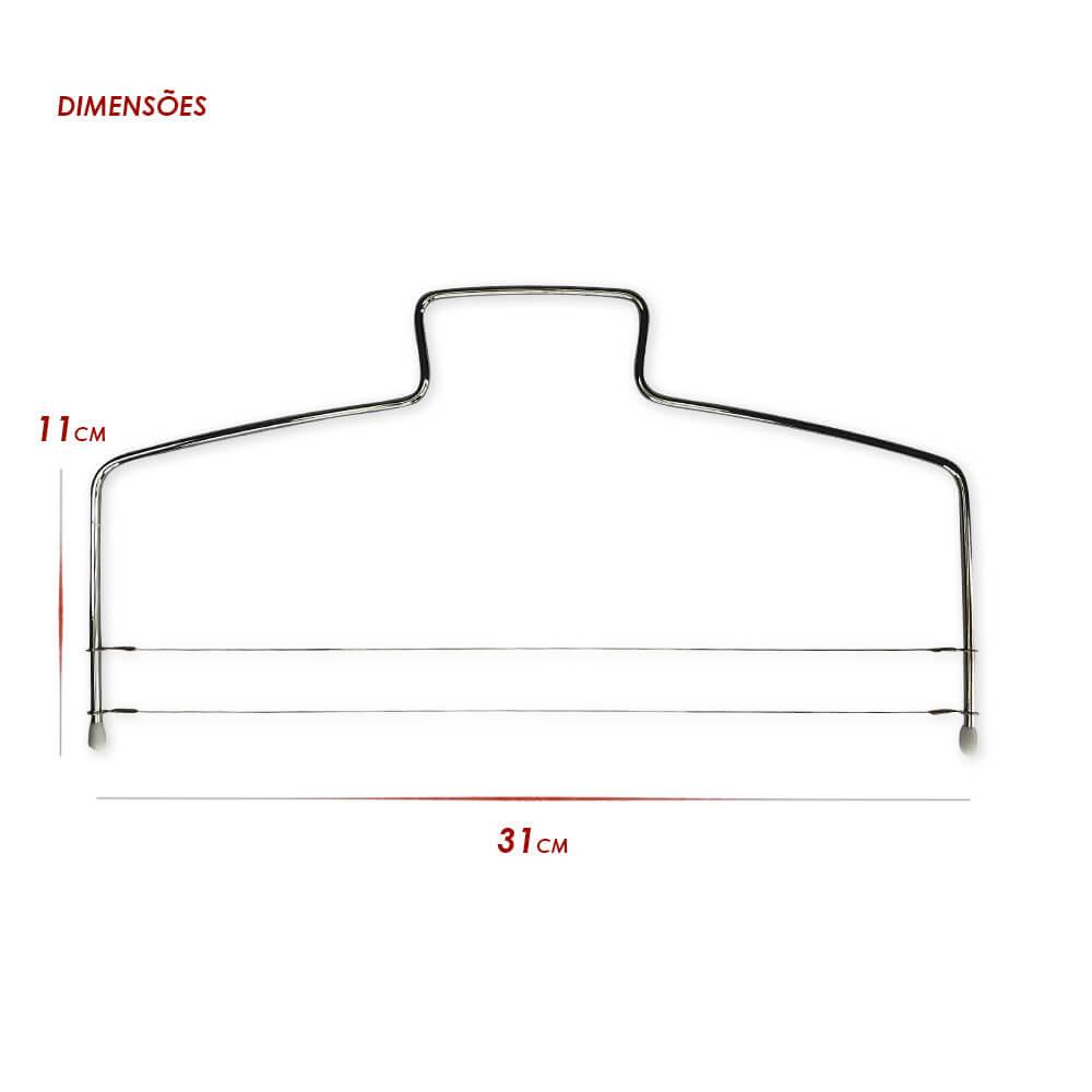 Adjustable Cake Leveler - 2 Stainless Steel Lines