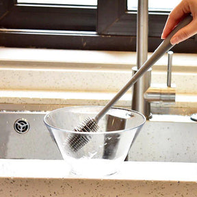 Silicone Brush for Washing Cups, Bottles, Baby Bottles or Glasses