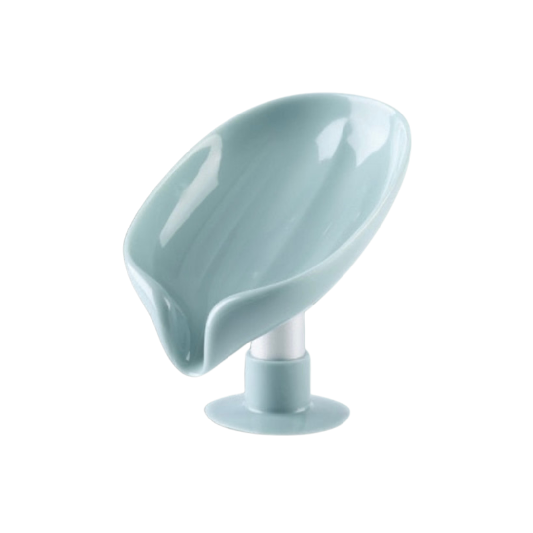 Leaf Design Soap Dish with Drain