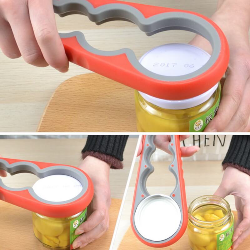 Universal Lid Opener with 4 Mouths