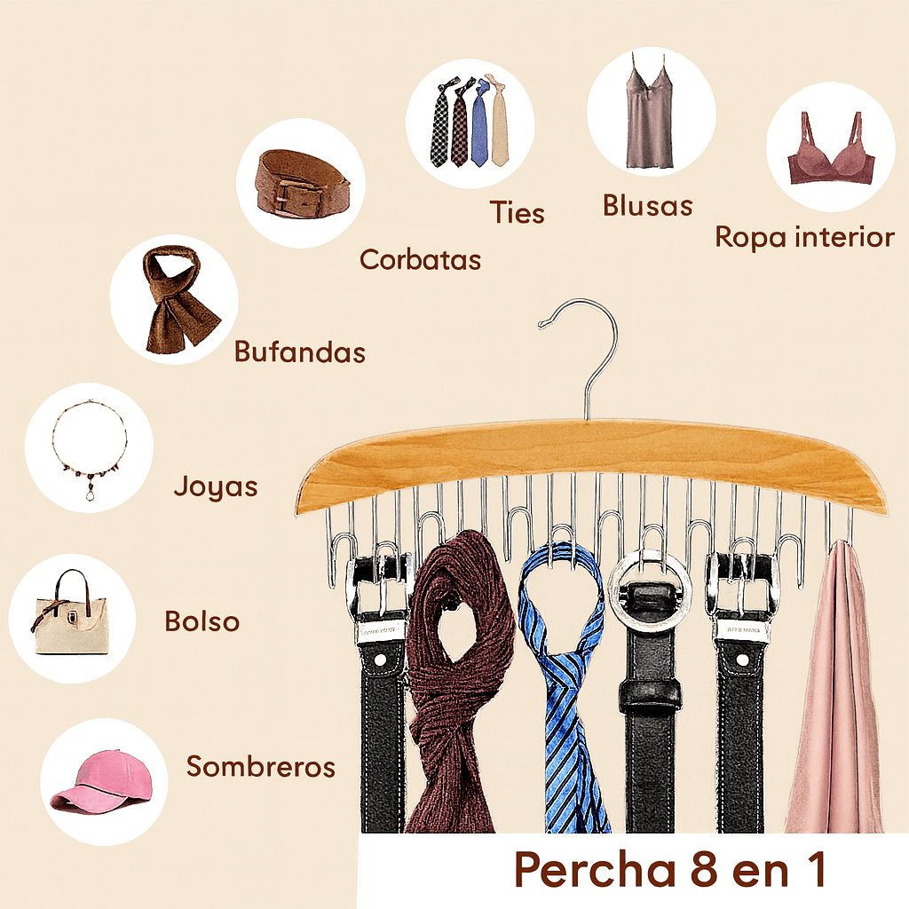 ¡Ahorra 80 % de espacio en tu armario!