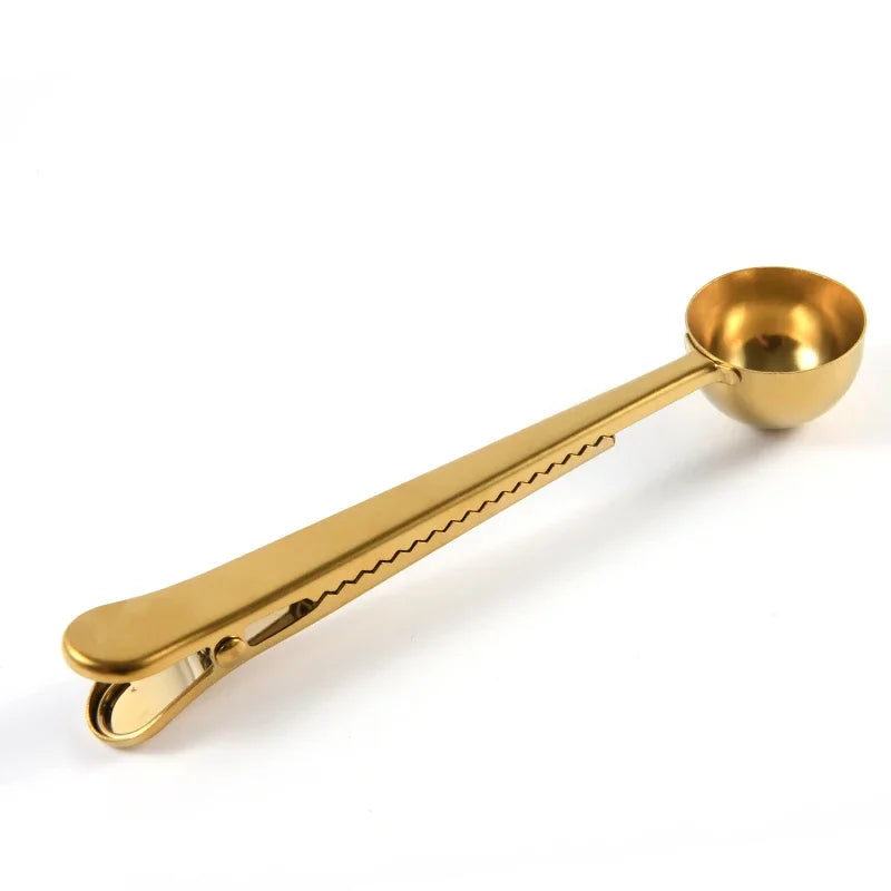 Measuring Spoon Closes Packaging