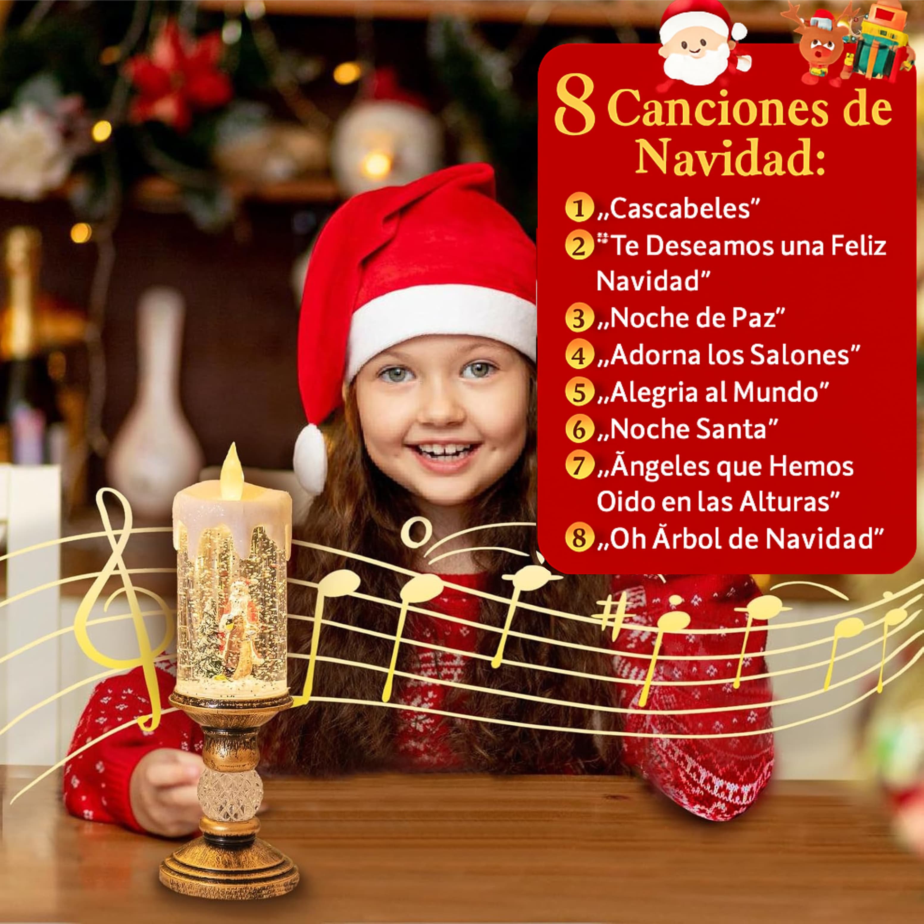 Vela Navideña encantada🕯️