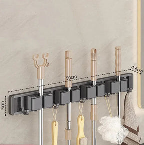 Adhesive Broom/Mop and Squeegee Fixer