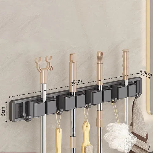 Adhesive Broom/Mop and Squeegee Fixer