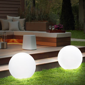 Round RGB LED Garden Light