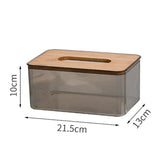 Bamboo Lid Tissue Holder