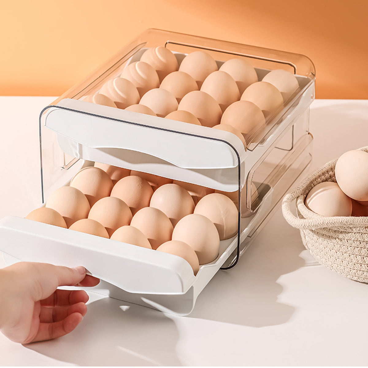 Acrylic Refrigerator Egg Holder