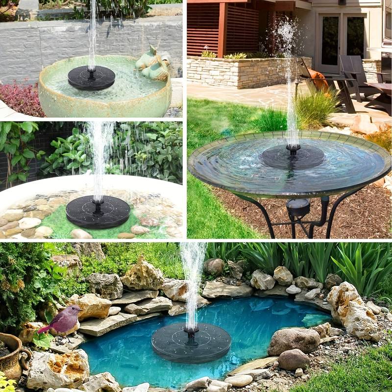 Water fountain for environments - Solar energy