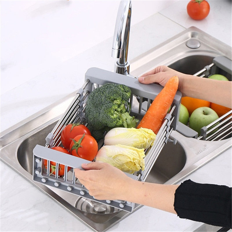 Adjustable Fruit and Vegetable Drainer