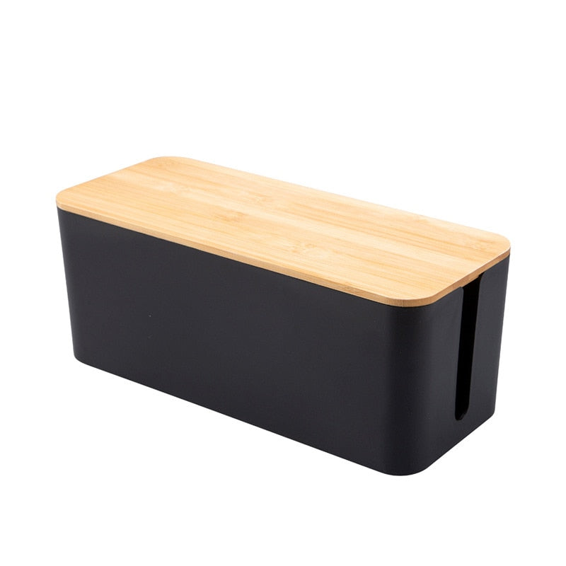 Wooden Wire Organizer Box