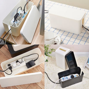 Wooden Wire Organizer Box