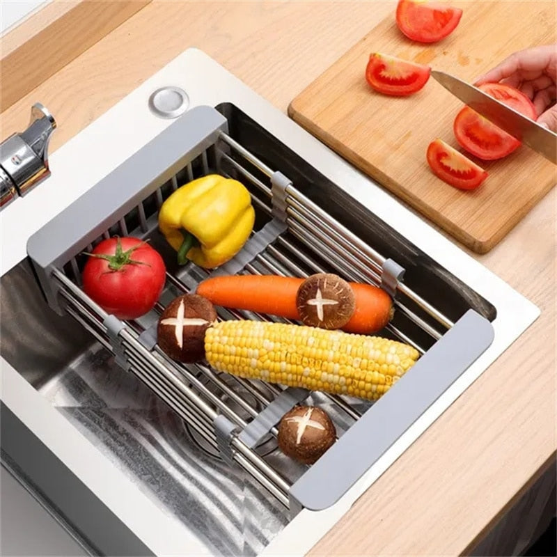 Adjustable Fruit and Vegetable Drainer