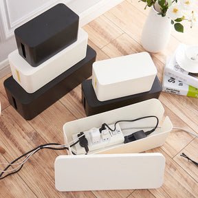 Wooden Wire Organizer Box
