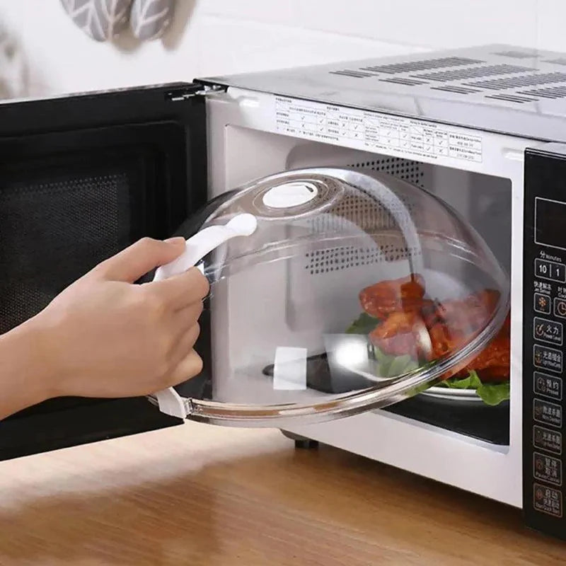 Anti-splash cover for microwaves, ovens and refrigerators