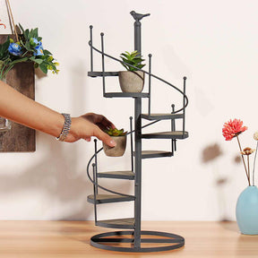 Iron support for plants and succulents