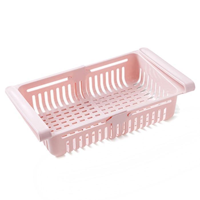 Extendable drawer for refrigerators