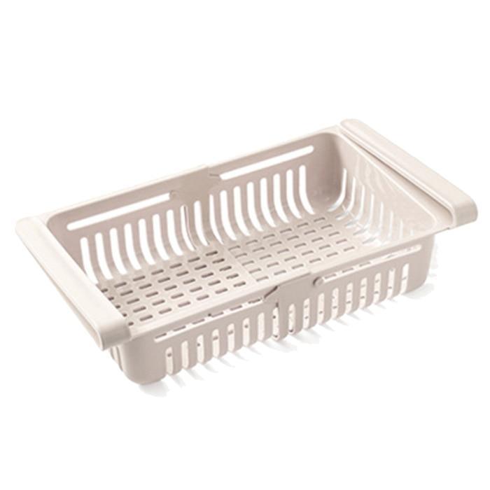 Extendable drawer for refrigerators