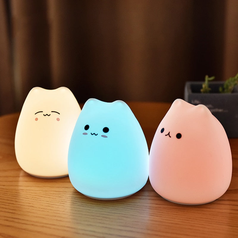LED night light with touch sensor