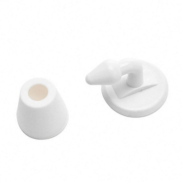 Adhesive door stopper