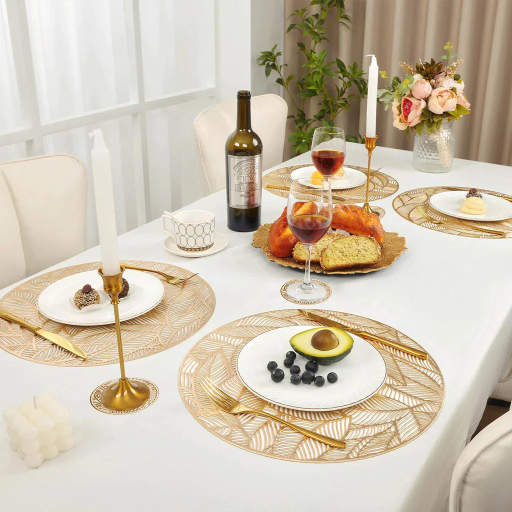 Sousplat Dubai leaf - 6 pieces