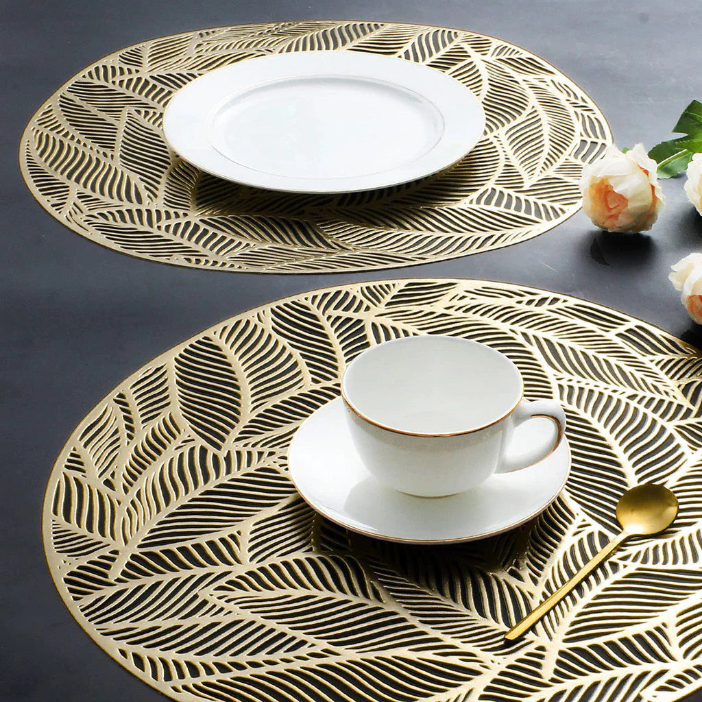 Sousplat Dubai leaf - 6 pieces